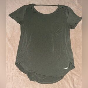 Hollister Olive Green Short Sleeve Tee